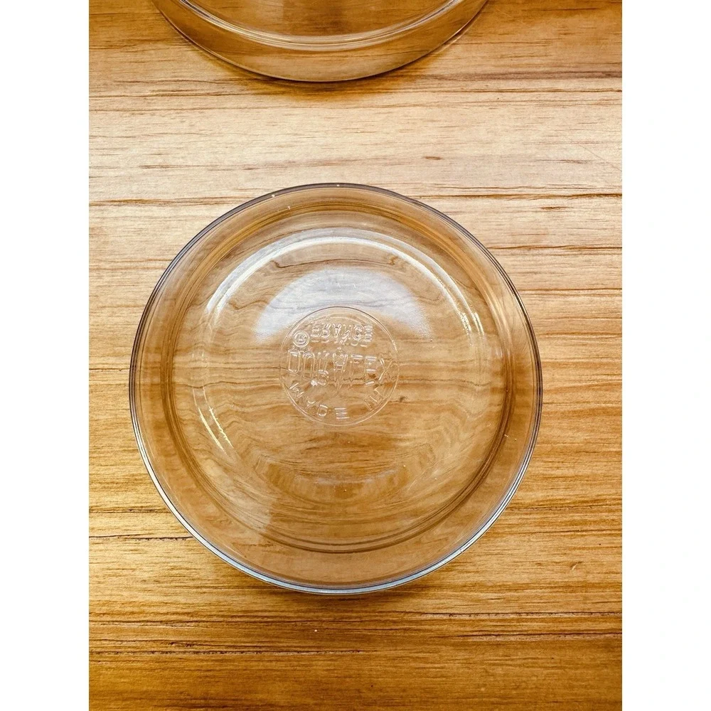 Duralex Clear Glass Nesting Mixing Condiments Bowls Set Of 4 Made in France